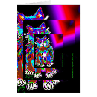 DizzyCats cards, featuring the crazy Psycho DizzyC Cards