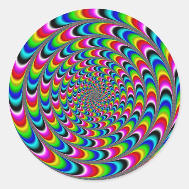 Dizzying Classic Round Sticker (Front)