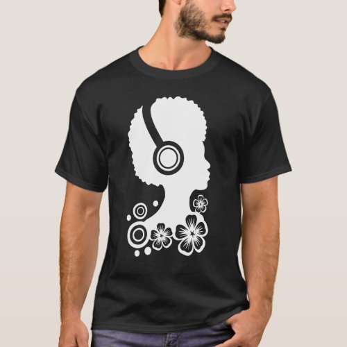 Dj African American Dance Mix Radio Disc Jockey De T_Shirt