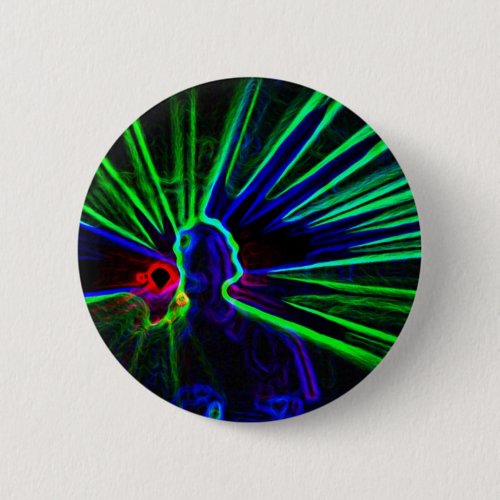 DJ and Laser Lights button  badge