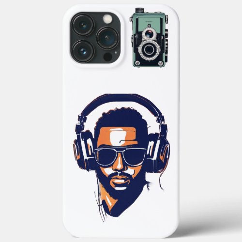 DJ and Vintage Camera iPhone 13 Pro Max Case