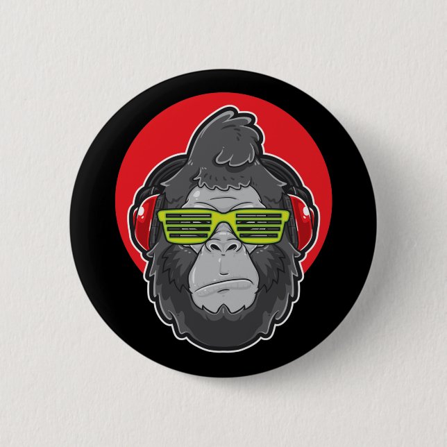 Dj Ape Button (Front)