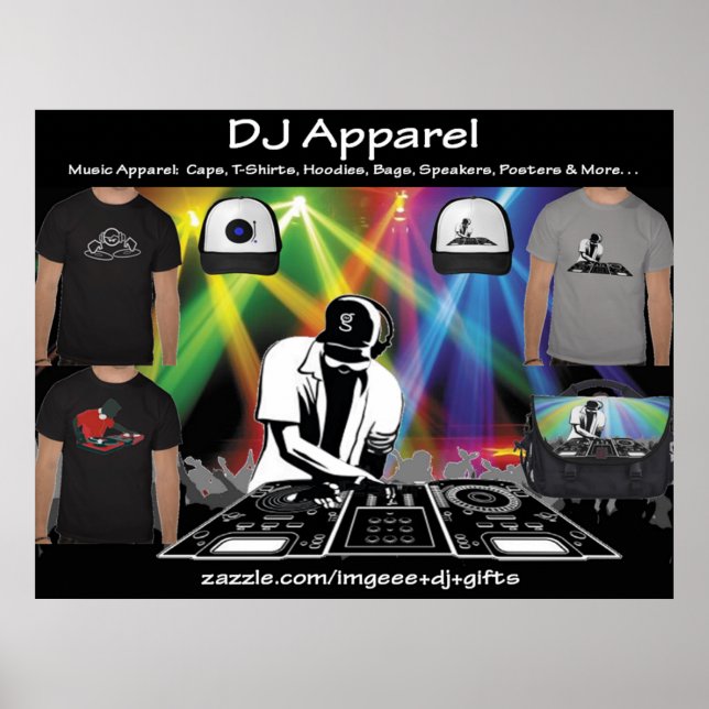 DJ Apparel Poster from I'm G Clothing (Front)