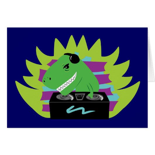 Dj-asaurus Rex Cards (Front Horizontal)