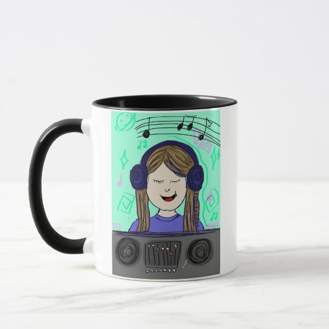 DJ Ayla and DJ Ninja  Mug (Left)
