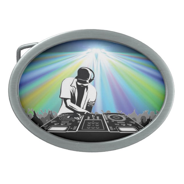 DJ Belt Buckle (Front)