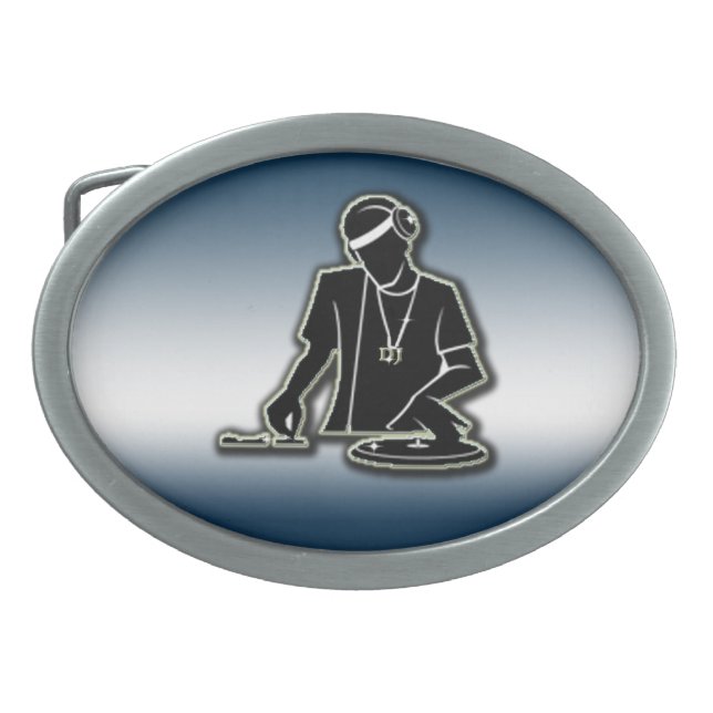 DJ Belt Buckle (Front)