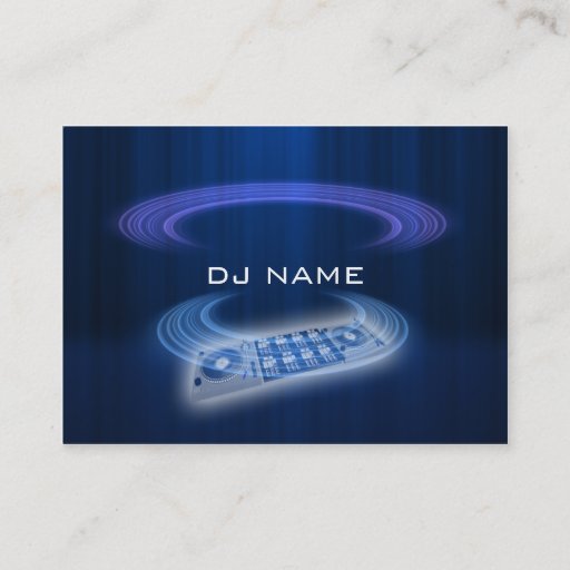 Customizable dj_business business card templates