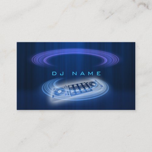 Dj Blue Business Card