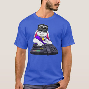 DJ Bunny Turntable Music Novelity Equalizer T-Shirt