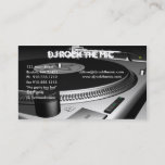 Dj Business Card at Zazzle