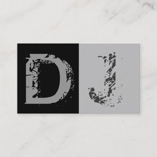 Customizable DJ Business Card