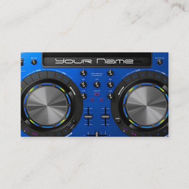 DJ  Business Card (Front)