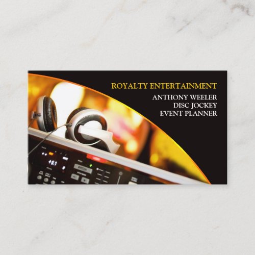 DJ Company Business Card
