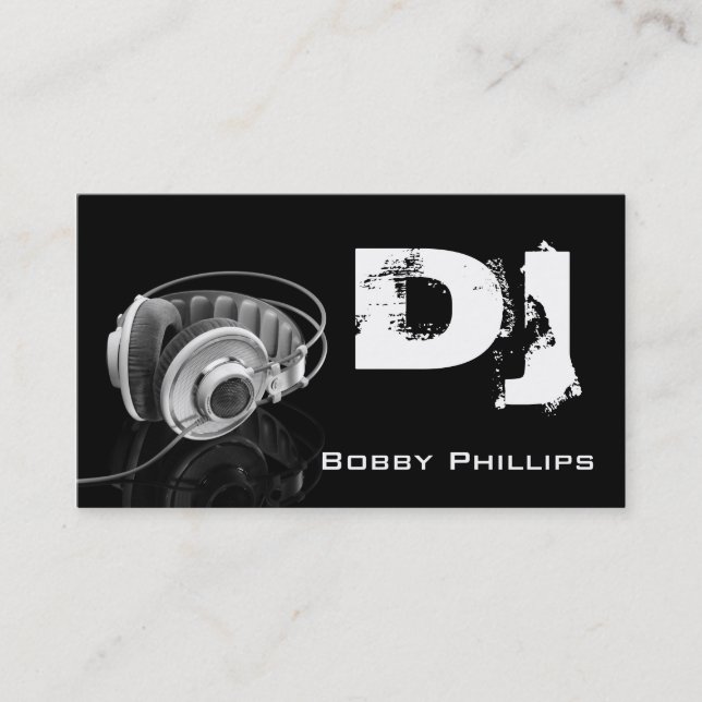 Dj business card (Front)