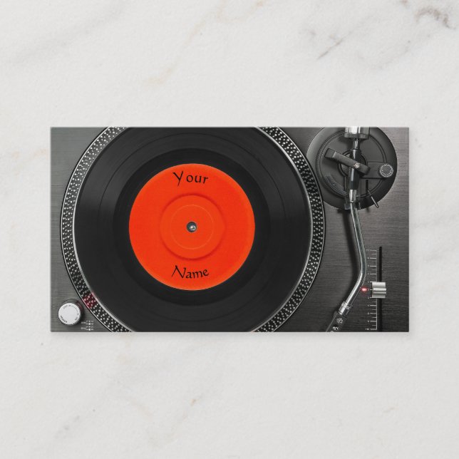 DJ  Business Card (Front)