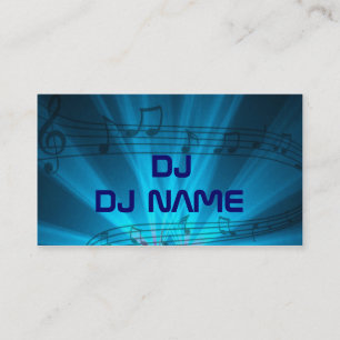 dj business card