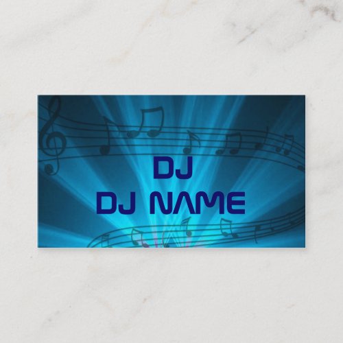 dj business card