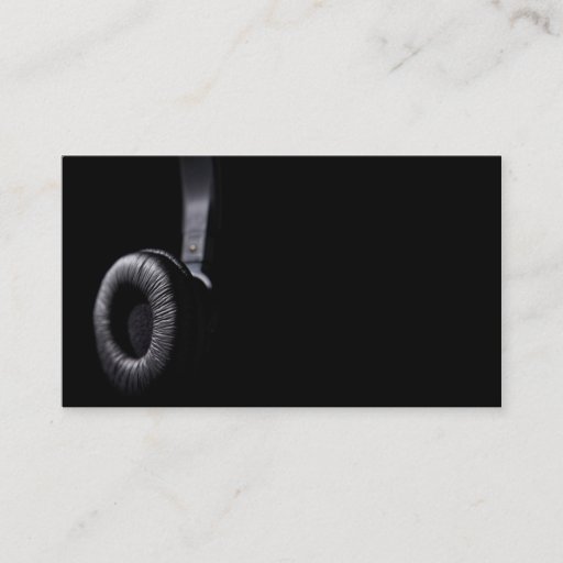 Customizable DJ Business Card