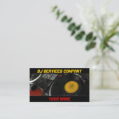 Dj business Card (Standing Front)