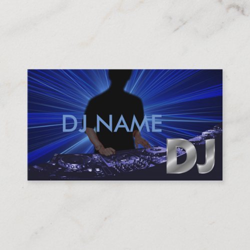 DJ business card