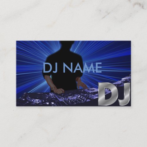 DJ business card