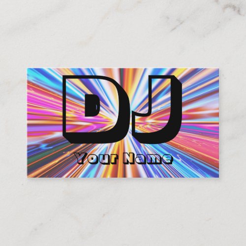 DJ BUSINESS CARD TEMPLATE