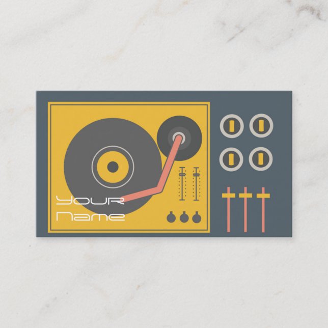 DJ  Business Card (Front)