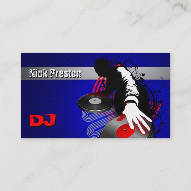 DJ Business Card (Front)