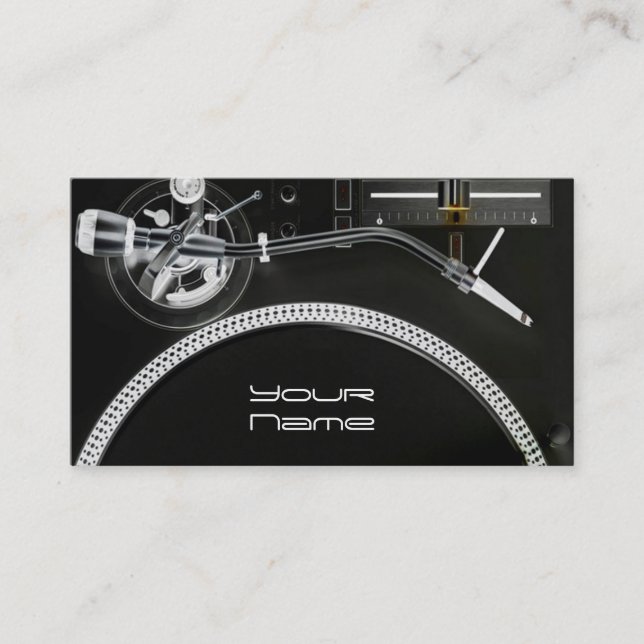 DJ  Business Card (Front)