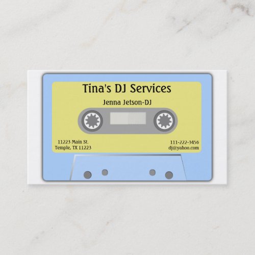 DJ Business Card