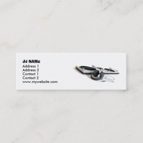 DJ Business Card