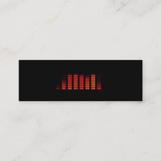 Customizable DJ Business Card