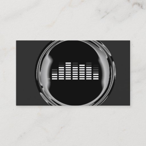 Customizable DJ Business Card