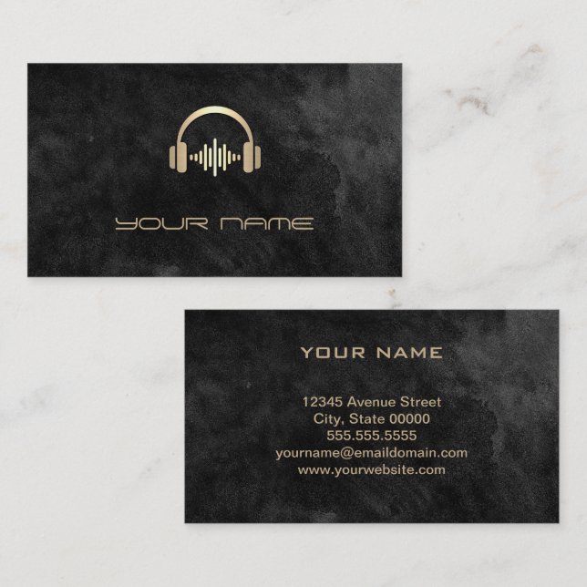 DJ  Business Card (Front/Back)