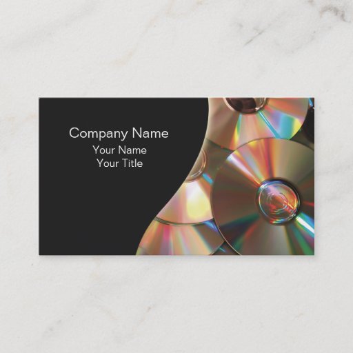 Customizable DJ Business Card