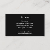 DJ Business Card (Back)