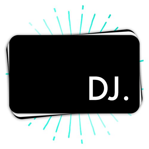 dj. business cards