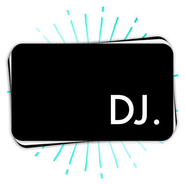 dj. business card (Creator Uploaded)