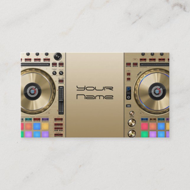 DJ  Business Card (Front)
