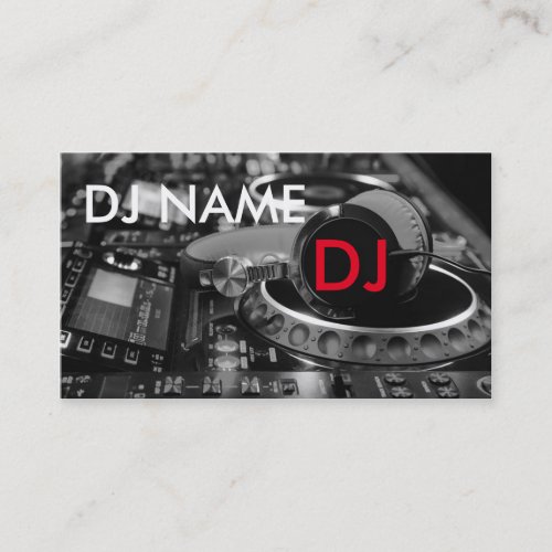 dj business card