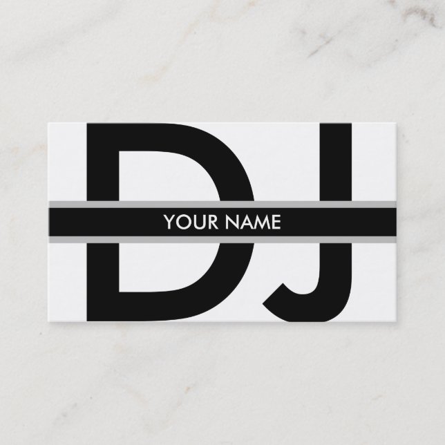 DJ Business Card (Front)