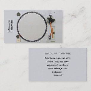 DJ Business Card