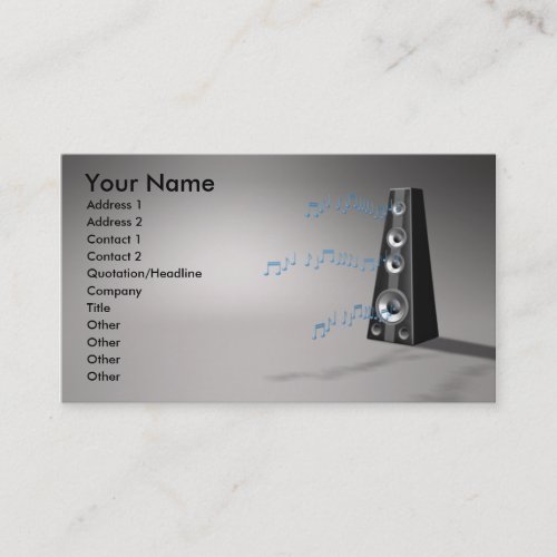 dj business cards