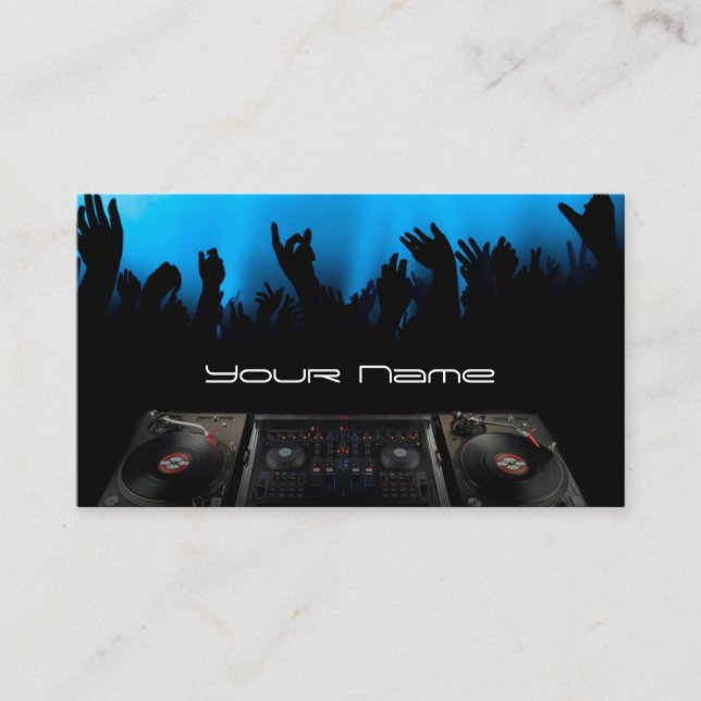 DJ  Business Card (Front)