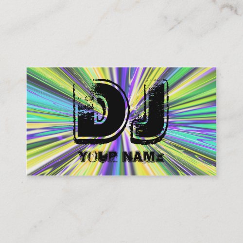 DJ BUSINESS CARD TEMPLATES