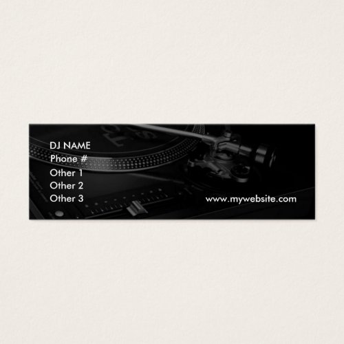 dj bussiness cards