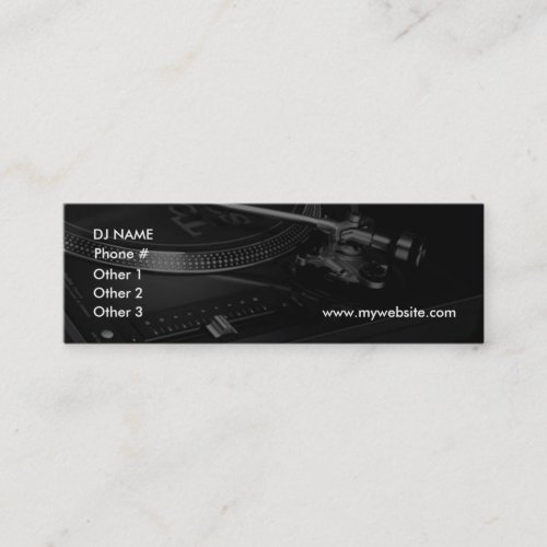 DJ Business Card