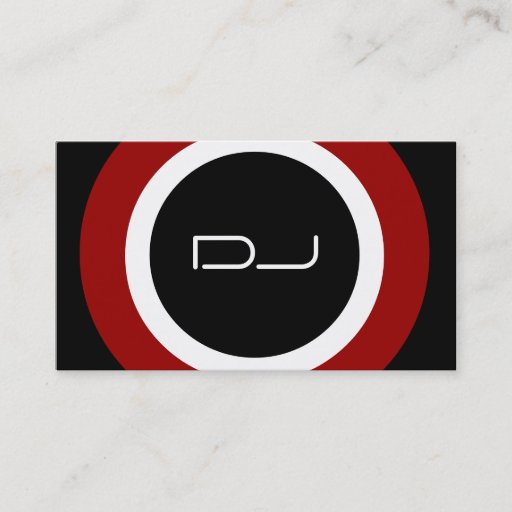 Customizable DJ Business Card