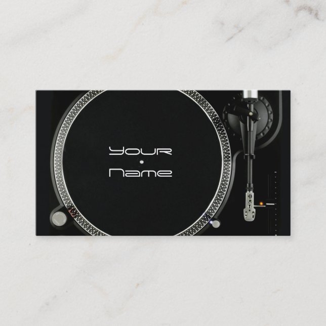 DJ  Business Card (Front)